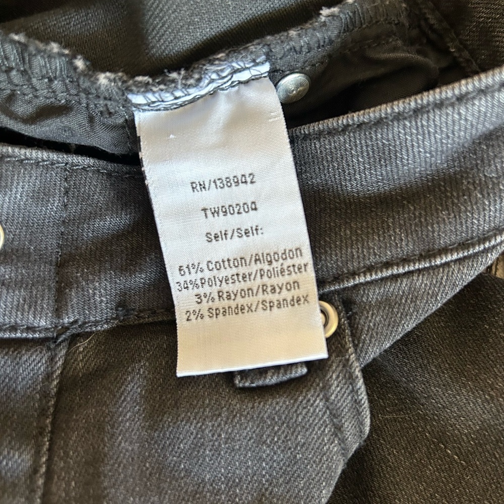 Black Ankle Lace-Up Cropped Jeans NWOT - Picture 12 of 13